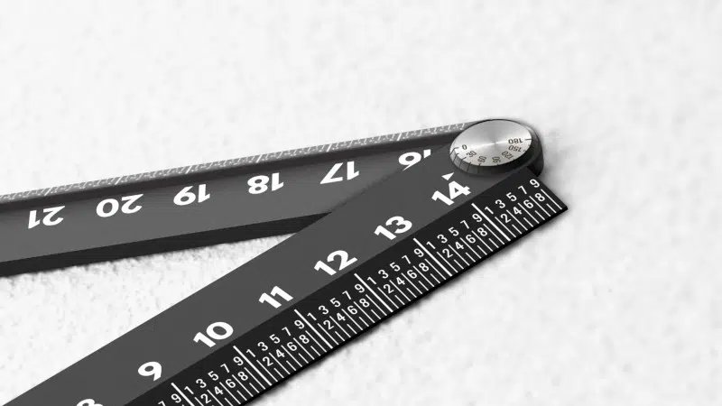 Folded 25° Ruler Fold-X