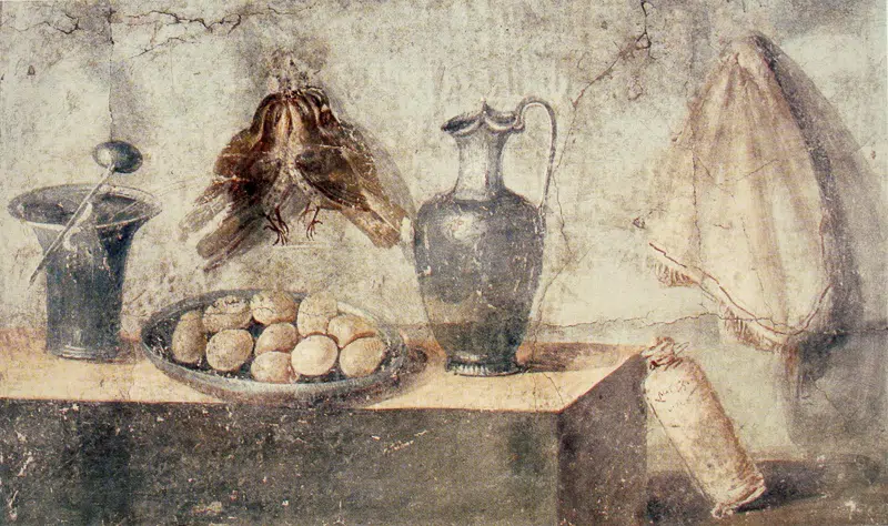 ancient rome mallorca bird thrushes cesspit street food