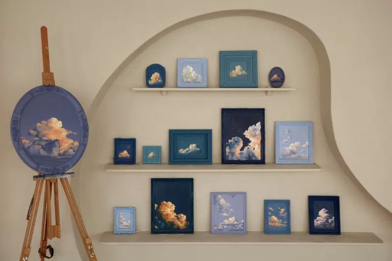 Cathy Camille Cloud Paintings