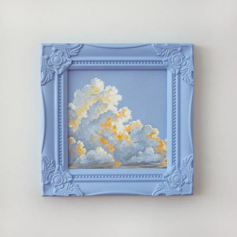 Cathy Camille Cloud Painting