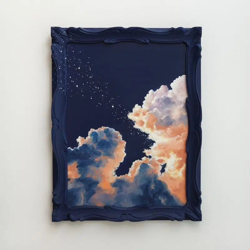 Cathy Camille Cloud Painting