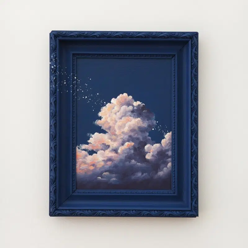 Cathy Camille Cloud Painting