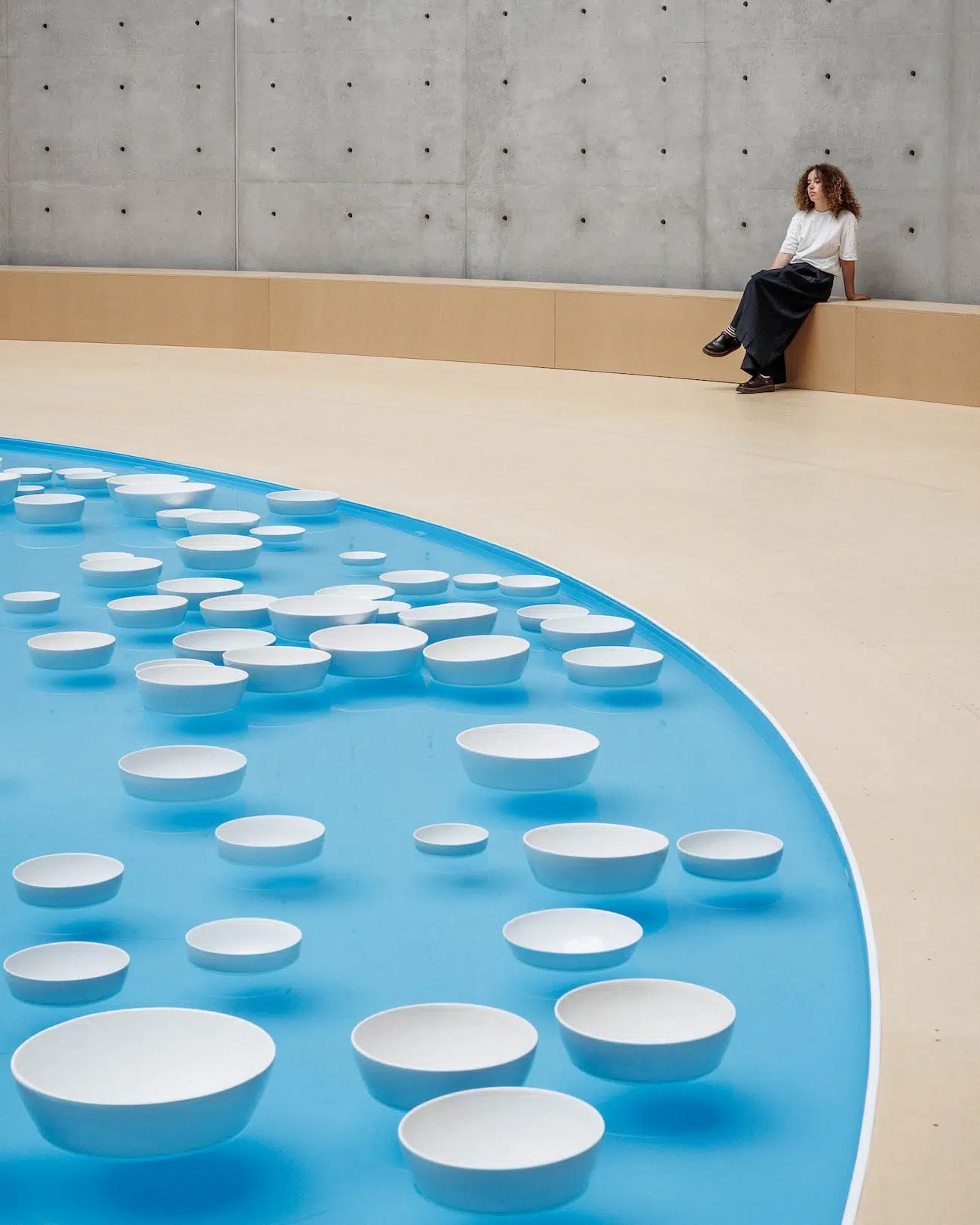 Clinamen Installation by Céleste Boursier-Mougenot