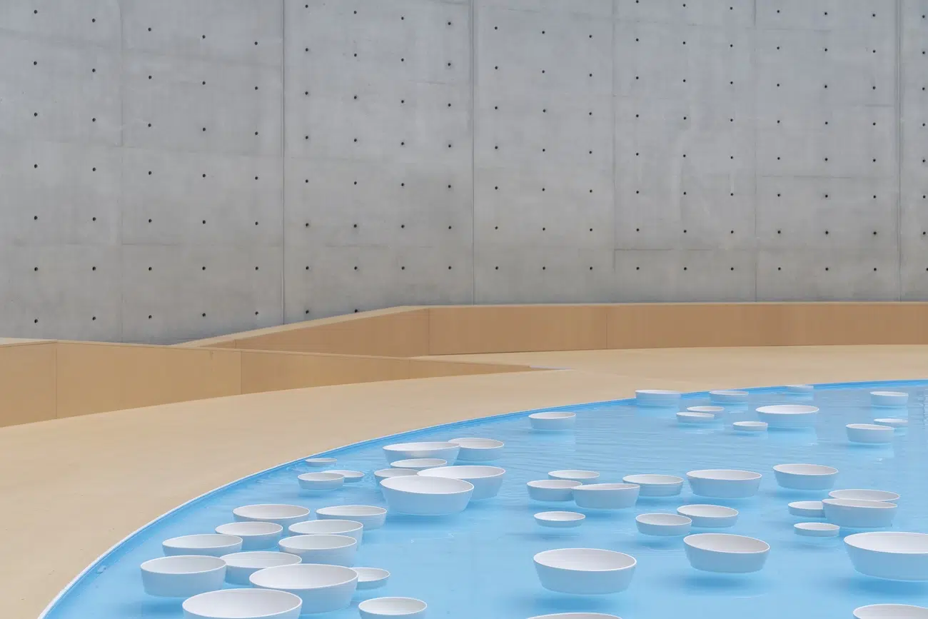 Clinamen Installation by Céleste Boursier-Mougenot