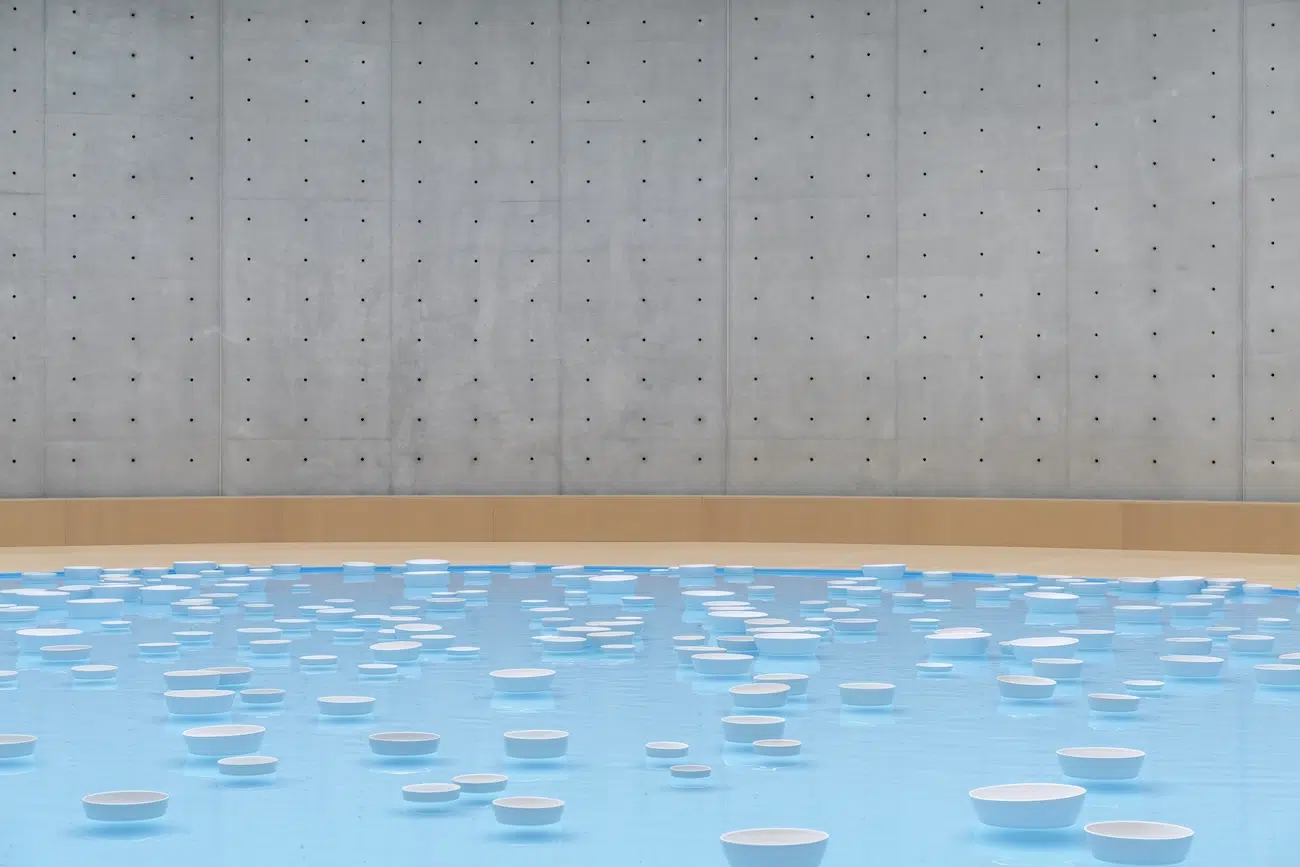 Clinamen Installation by Céleste Boursier-Mougenot