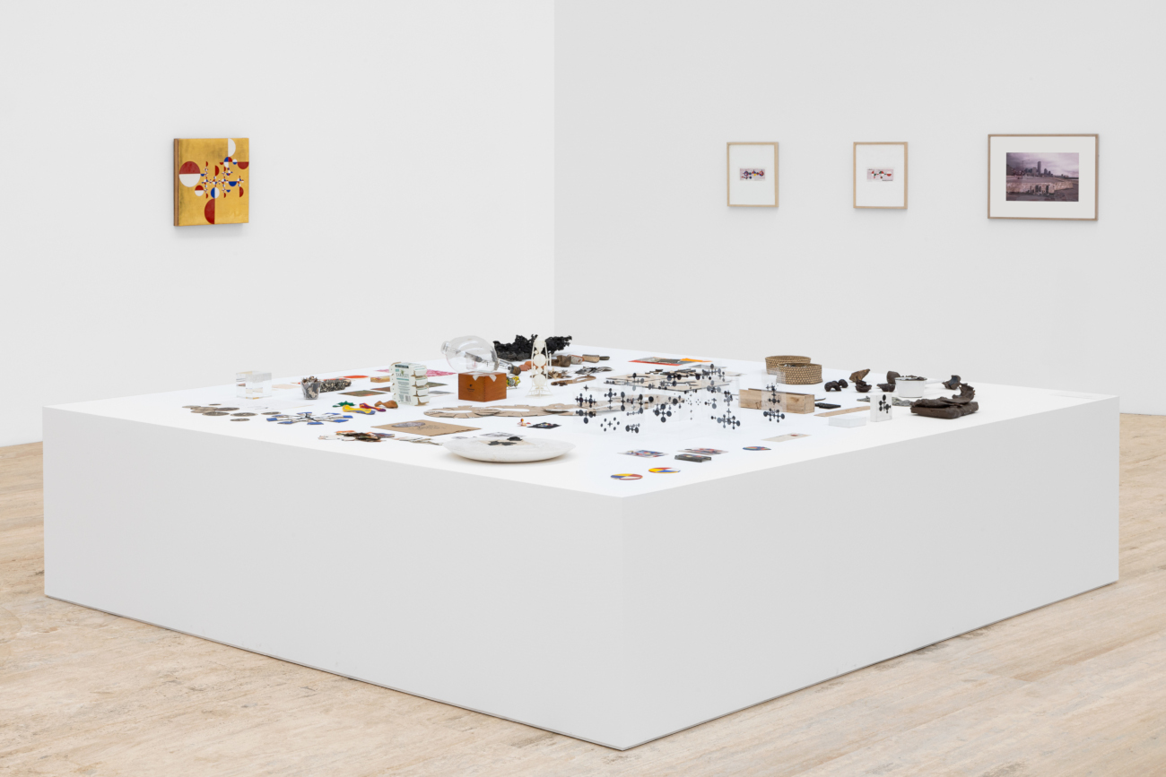 Installation view of the exhibition 'Gabriel Orozco: Politécnico Nacional.' 
