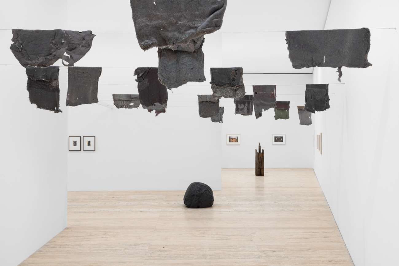 Installation view of the exhibition 'Gabriel Orozco: Politécnico Nacional.' 