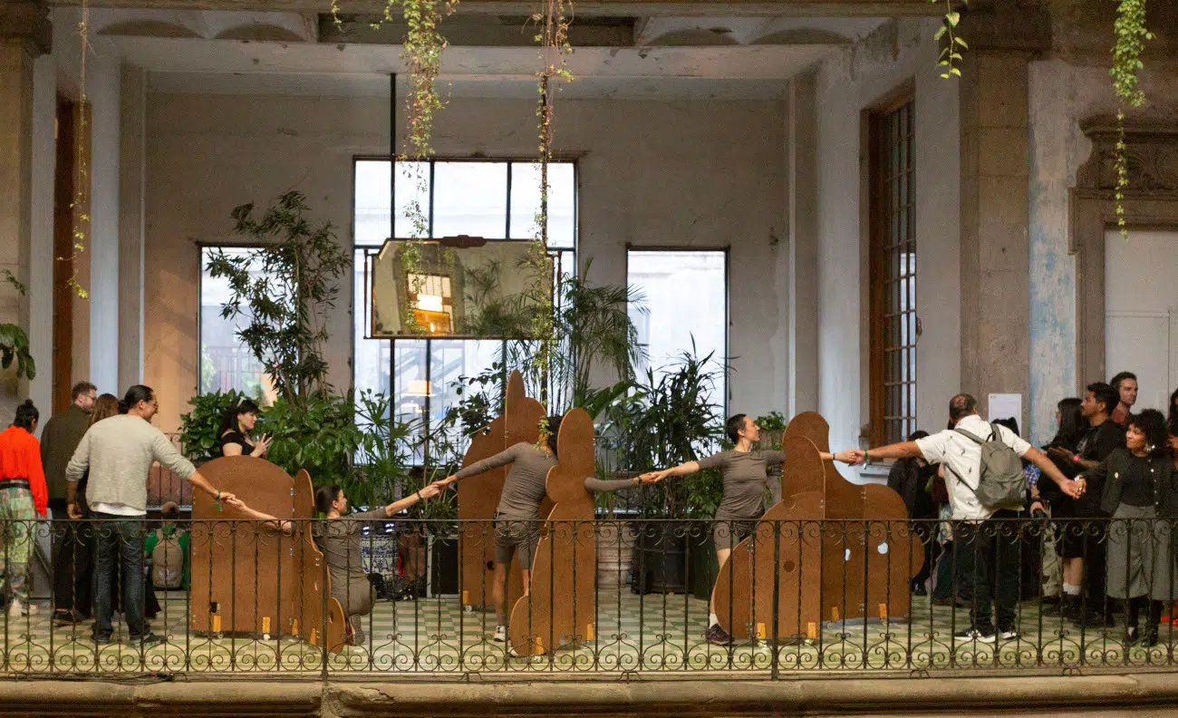 Performance at Salon Acme in Mexico City