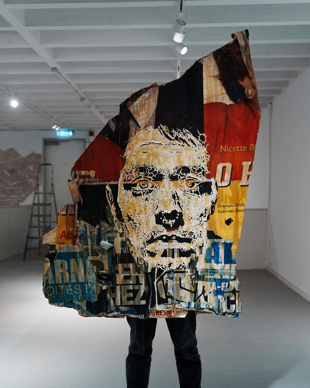 Vhils "Strata" at MUCA