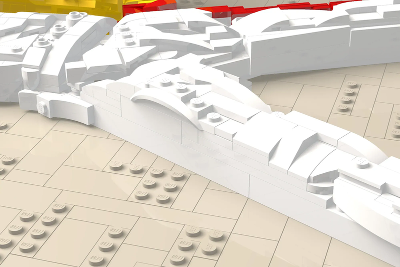 LEGO Freddie Mercury 3D Poster by Takesz